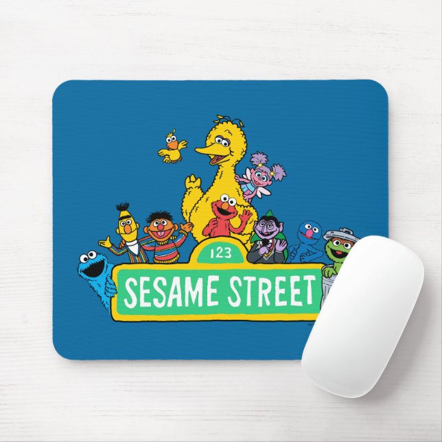 Sesamstraße | Vollfarbige Pals Mousepad (Mit Mouse)