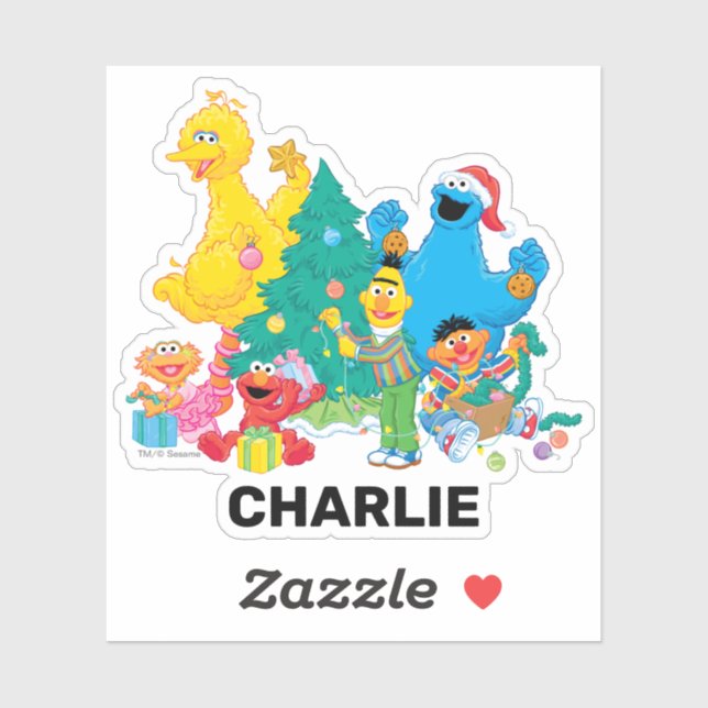 Sesamstraße | Weihnachten Aufkleber (Blatt)