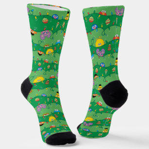 Sesamstraße Weihnachtsmuster Socken