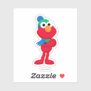 Sesamstraße   Winter Elmo Aufkleber