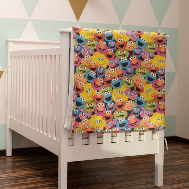 Sesamstraße-Zeichen gegenüber Muster Fleecedecke (Von Creator hochgeladen)