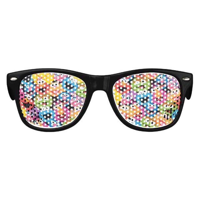Sesamstraße-Zeichen gegenüber Muster Partybrille (Vorderseite)