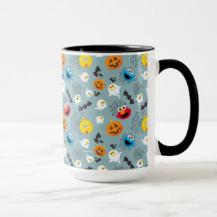 SesamStreet Niedlich Halloween Pattern Tasse