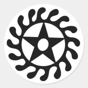 Sese Wo Soban Symbol Lebensdauerveränderungen & Runder Aufkleber