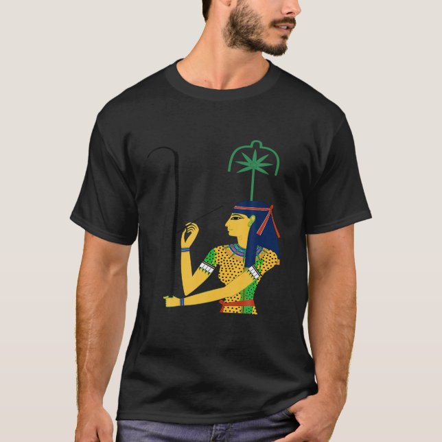 Seshat T Shirt Ägyptische Göttin Ancient Ägypten H (Vorderseite)
