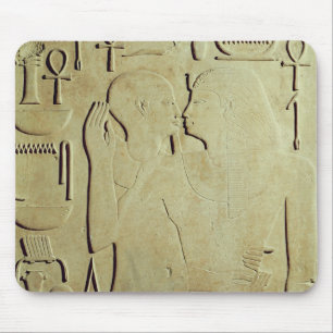 Sesostris I umfassend vom Gott Ptah Mousepad