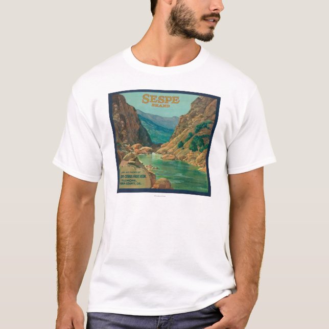 Sespe orange LabelFillmore, CA T-Shirt (Vorderseite)