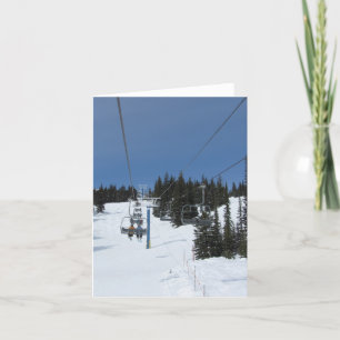 Sessellift in Big White, Skigebiet Dankeskarte