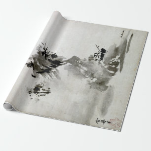 Sesshu Toyo Haboku-Sansui Landschaft Geschenkpapier