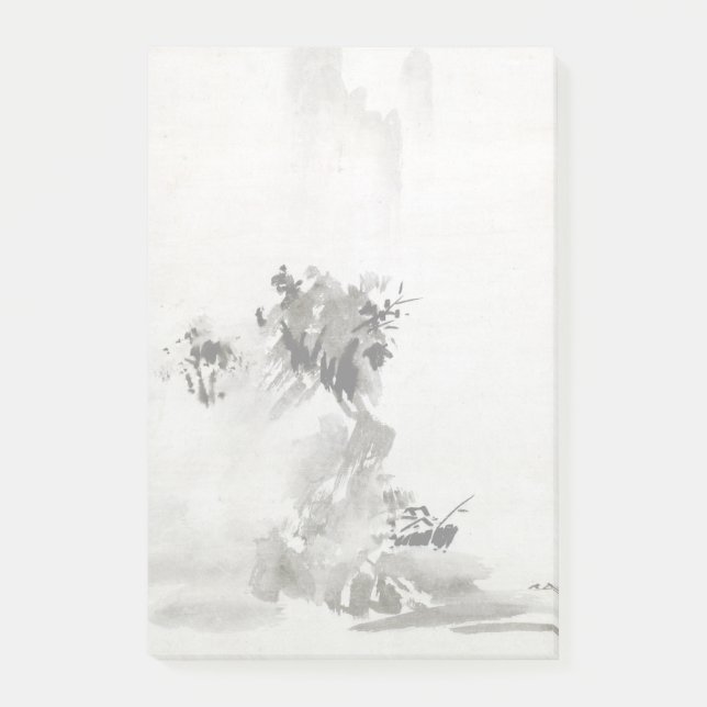 Sesshu Toyo Haboku-Sansui Landschaft Post-it Klebezettel (Vorderseite)