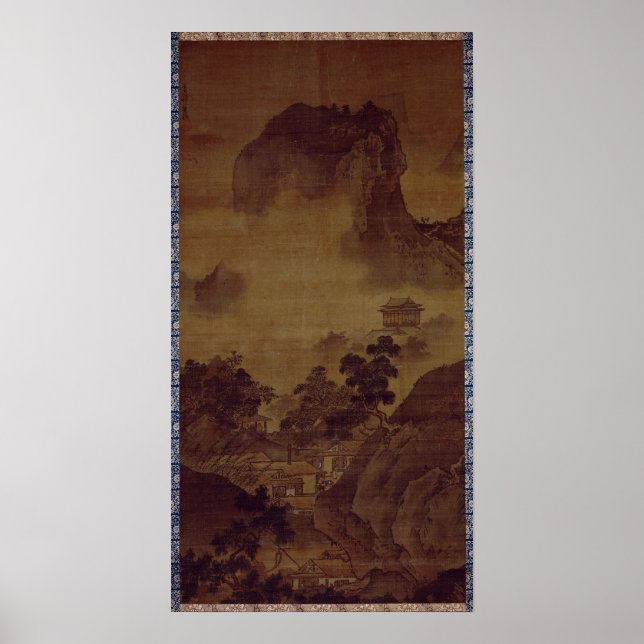 Sesshu Toyo Landschaft Vier Jahreszeiten - Fall Poster (Vorne)