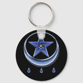 Sessing-Symbol und Pentagram-Schlüsselanhänger Schlüsselanhänger