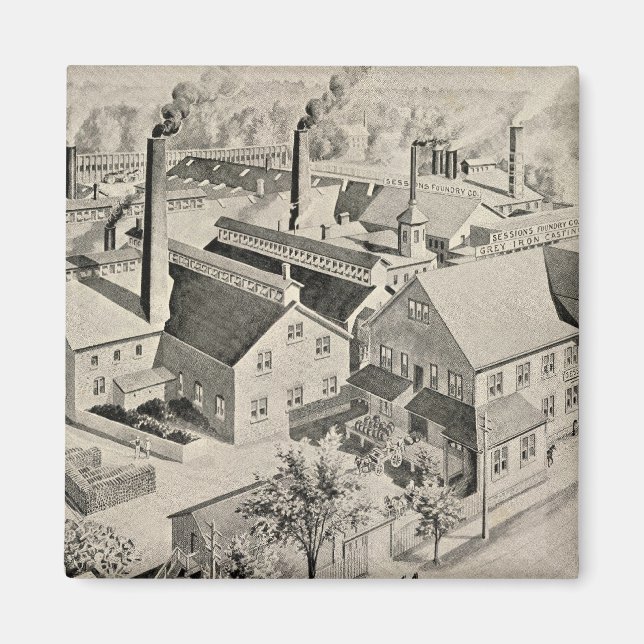 Sessions Foundry Co Magnet (Vorne)
