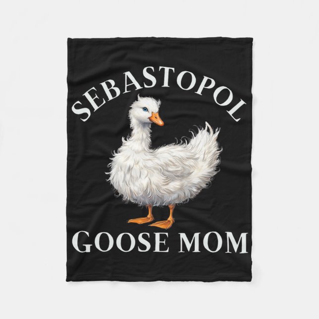 Sestopol Gänse-Mama Fleecedecke (Vorderseite)