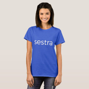 Sestra aus dem Fernsehshow Waisenkind Schwarz T-Shirt