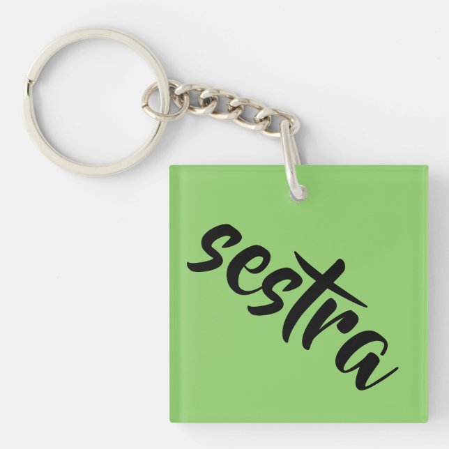 sestra von der Fernsehshow Schlüsselanhänger (Vorderseite)