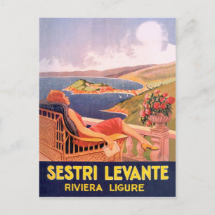 Sestri Levante, Riviera Ligure, Italien Postkarte
