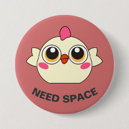 Set 2 - Vogel-Button - "Need Space" Button