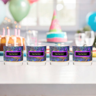 Set 4 Name Dein Gift Whiskyglas