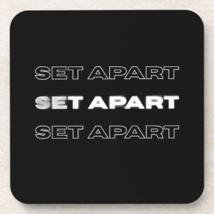 Set Apart Untersetzer – Christliche Heimdekoration