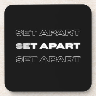 Set Apart Untersetzer – Christliche Heimdekoration