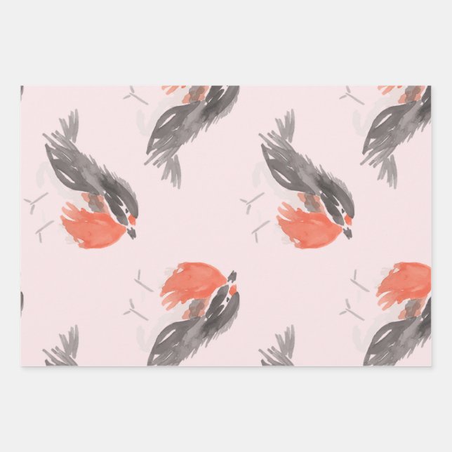 Set aus 3 Überziehpapier Geschenkpapier Set (Vorderseite 2)