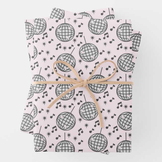 Set aus 3 Überziehpapier Geschenkpapier Set (Beispiel)