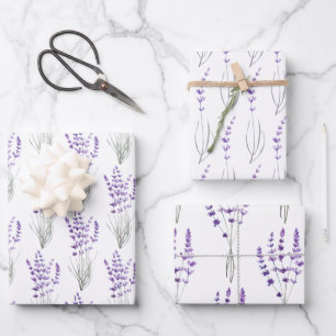 Set aus 3 Überziehpapier Geschenkpapier Set