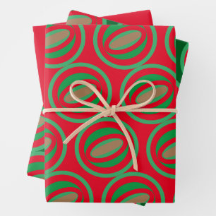 Set aus 3 Überziehpapier Geschenkpapier Set