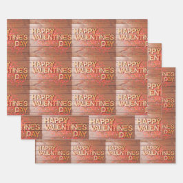 Set aus 3 Überziehpapier Geschenkpapier Set