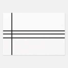 Set aus 3 Überziehpapier Geschenkpapier Set