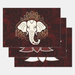 Set aus 3 Überziehpapier Geschenkpapier Set