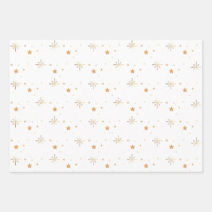 Set aus 3 Überziehpapier Geschenkpapier Set