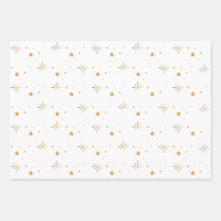 Set aus 3 Überziehpapier Geschenkpapier Set