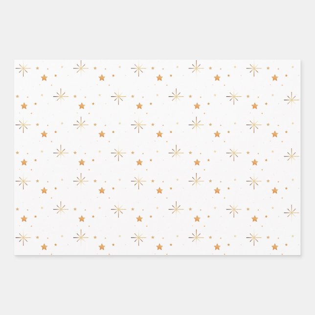 Set aus 3 Überziehpapier Geschenkpapier Set (Vorderseite)