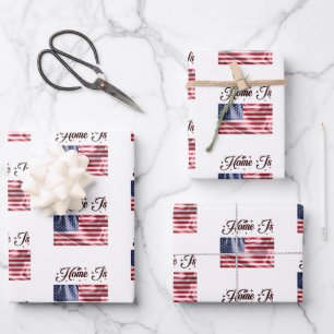 Set aus 3 Überziehpapier Geschenkpapier Set