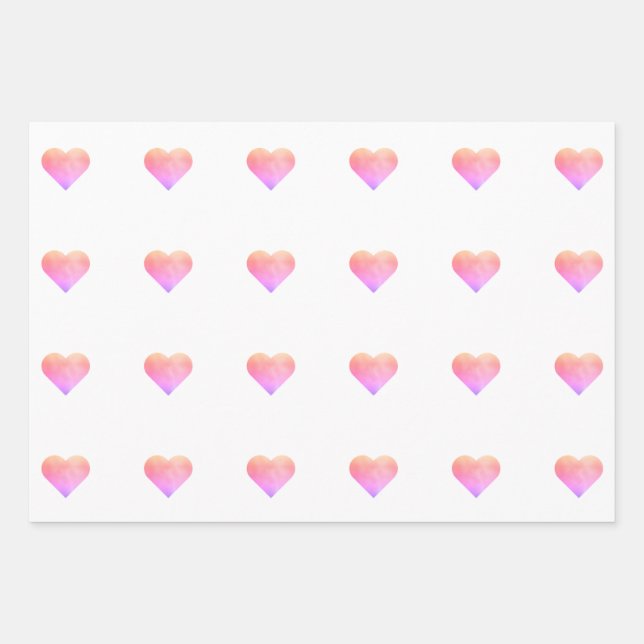 Set aus 3 Überziehpapier Geschenkpapier Set (Vorderseite 2)