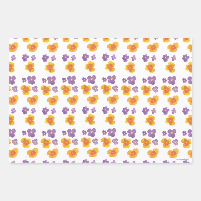 Set aus 3 Überziehpapier Geschenkpapier Set (Vorderseite)