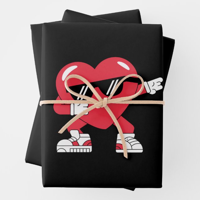 Set aus 3 Überziehpapier Geschenkpapier Set (Beispiel)