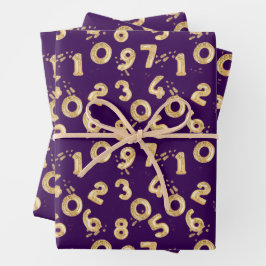 Set aus 3 Überziehpapier Geschenkpapier Set