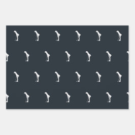 Set aus 3 Überziehpapier Geschenkpapier Set