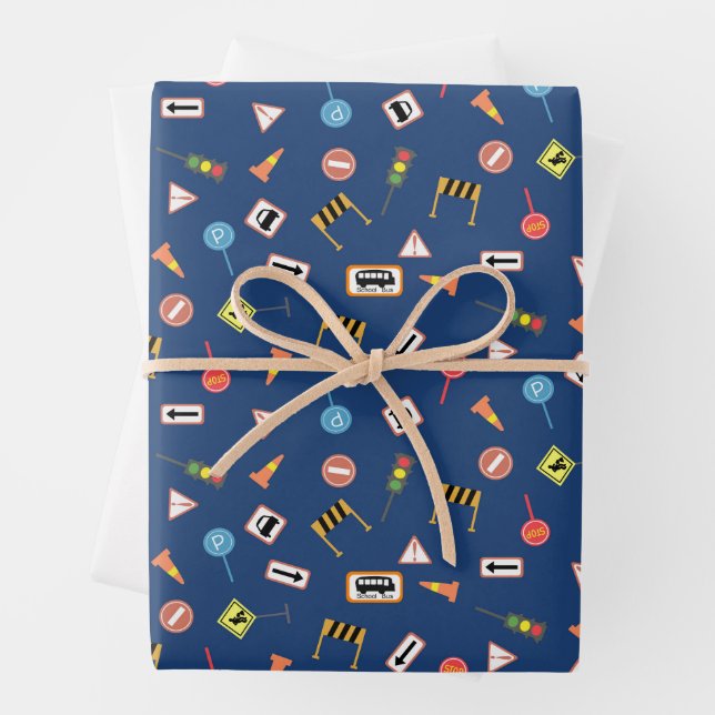 Set aus 3 Überziehpapier Geschenkpapier Set (Beispiel)