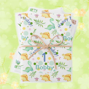 Set aus 3 Überziehpapier Geschenkpapier Set