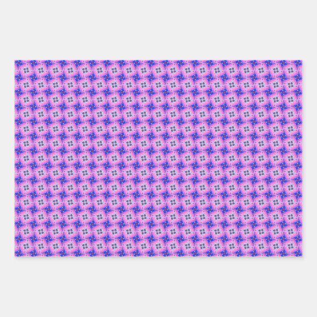 Set aus 3 Überziehpapier Geschenkpapier Set (Vorderseite)