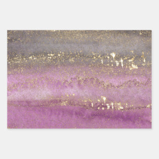 Set aus 3 Überziehpapier Geschenkpapier Set