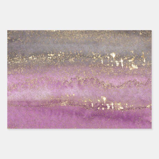 Set aus 3 Überziehpapier Geschenkpapier Set (Vorderseite)