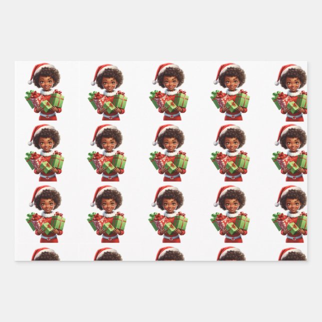 Set aus 3 Überziehpapier Geschenkpapier Set (Vorderseite)