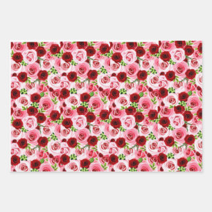 Set aus 3 Überziehpapier Geschenkpapier Set