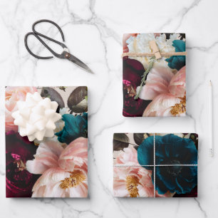 Set aus 3 Überziehpapier Geschenkpapier Set