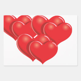 Set aus 3 Überziehpapier Geschenkpapier Set